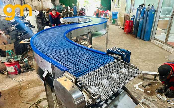 băng chuyền xích nhựa